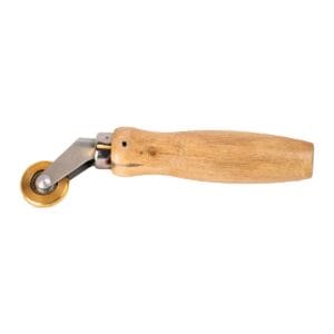 Aandrukrol messing 6x30mm